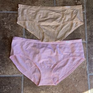 NEW! VS Pink 2 Pair Hipster Panties
